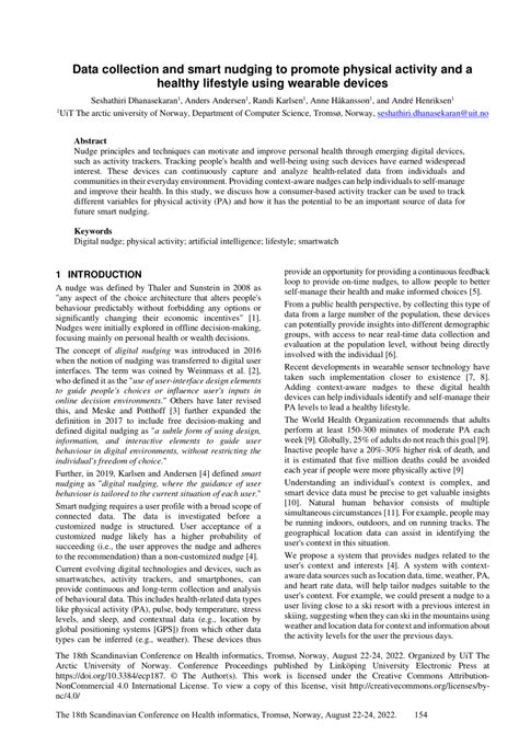 smart nudges|(PDF) Data collection and smart nudging to promote physical .